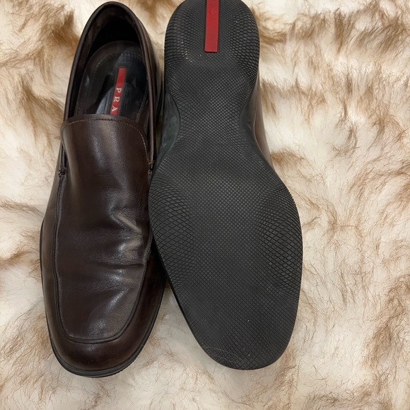 Prada mens slip on loafer size 11 Brown - Picture 12 of 14
